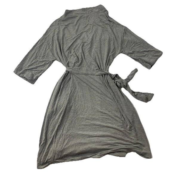 Cozy Earth Bamboo Robe Gray Women’s Sm Soft Short Sleeves Tie Pajamas Bath - Picture 2 of 8